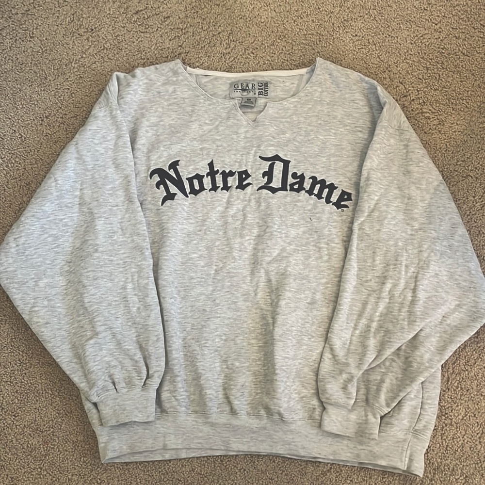 notre dame crew neck